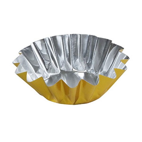 料理用アルミケース金・銀12枚 095503