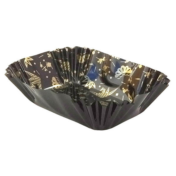 おかずカップ おせち料理 お正月 角型 特大 松竹柄 黒 15枚 096046