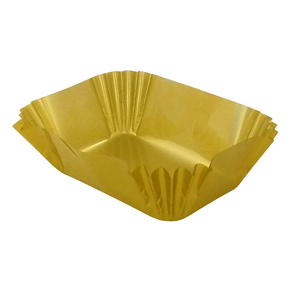 おかずカップ角型特大金色10枚 096047