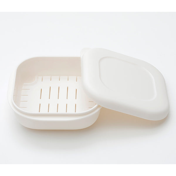 食品保存容器 冷凍容器 ごはん冷凍 マーナ(marna) K748W極(きわみ) 冷凍ご飯容器 2個入り ホワイト 201785