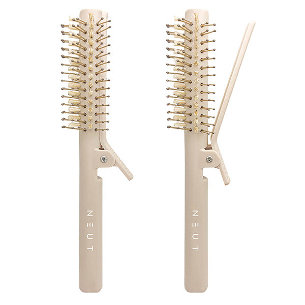 ヘアブラシ 豚毛 ニュート クリップロールブラシ スターラボコスメティックス スタイリングブラシ 217100