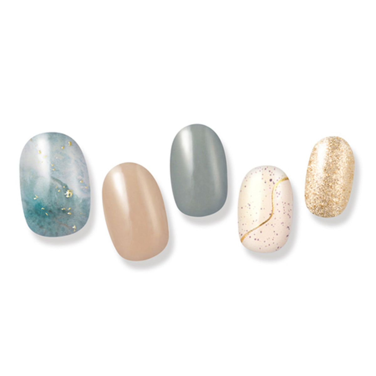 ジェルネイルシール ジェルミーペタリー 07 シームーン 2シート30枚入り 217131