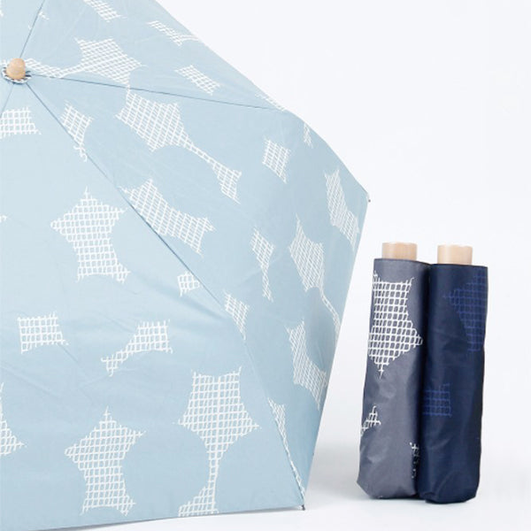 【OUTLET】日傘 レディース 婦人 折りたたみ UV対策 紫外線 変形ドット柄 折りたたみ日傘 日焼け 日除け 217179