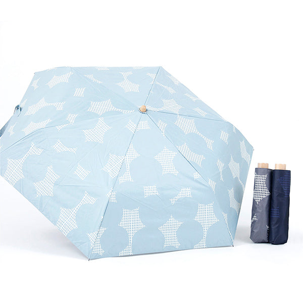 【OUTLET】日傘 レディース 婦人 折りたたみ UV対策 紫外線 変形ドット柄 折りたたみ日傘 日焼け 日除け 217179