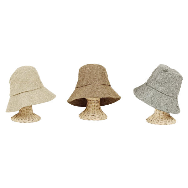 【OUTLET】バケットハット 帽子 ぼうし レディース 99%UVカット夏用ポリジュートバケットハット 217188