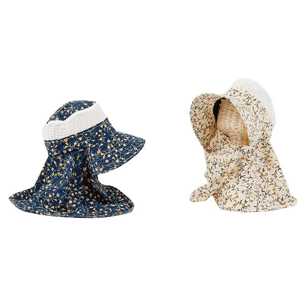 【OUTLET】帽子 ハット 夏用 UVカット 花柄 ガーデンハット 217294