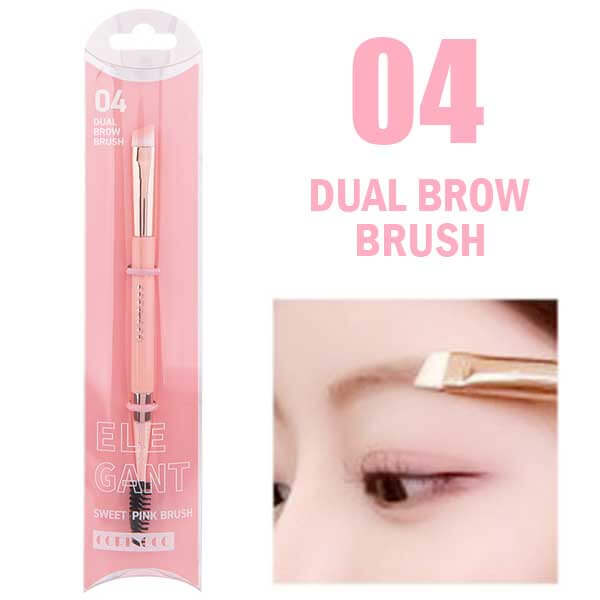 【在庫限り】アイブロウブラシ エレガントSピンクブラシ 04 Dアイブロウ コリンコ(CORINGCO) ELEGANT SWEET PINK BRUSH 韓国コスメ 217572