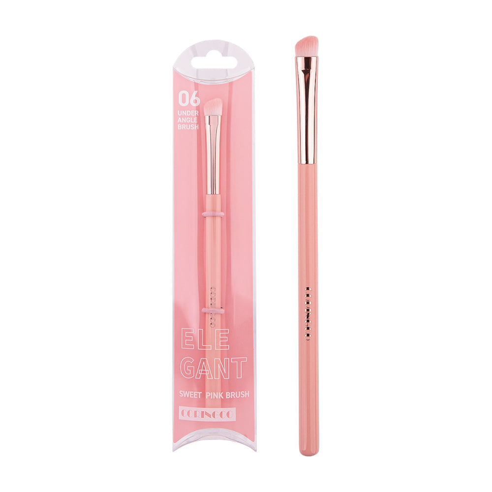【OUTLET】アイラインブラシ アンダーアングルブラシ エレガントSピンクブラシ 06 コリンコ(CORINGCO) ELEGANT SWEET PINK BRUSH #06 韓国コスメ 217574
