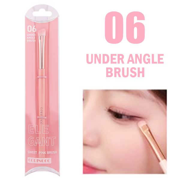 【OUTLET】アイラインブラシ アンダーアングルブラシ エレガントSピンクブラシ 06 コリンコ(CORINGCO) ELEGANT SWEET PINK BRUSH #06 韓国コスメ 217574