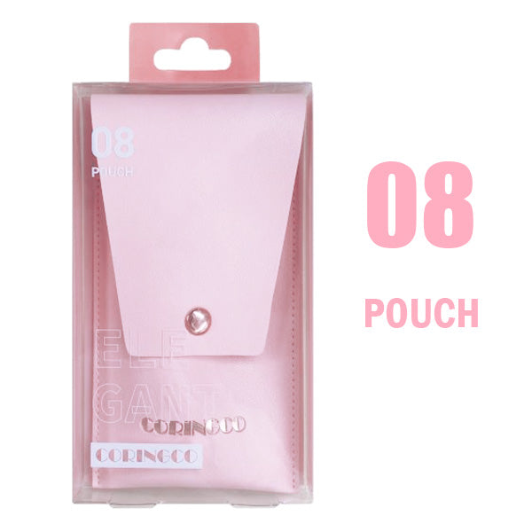 【在庫限り】メイクブラシポーチ メイク道具入れ エレガントスウィートピンク 08 ポーチ コリンコ(CORINGCO)韓国コスメ 217576