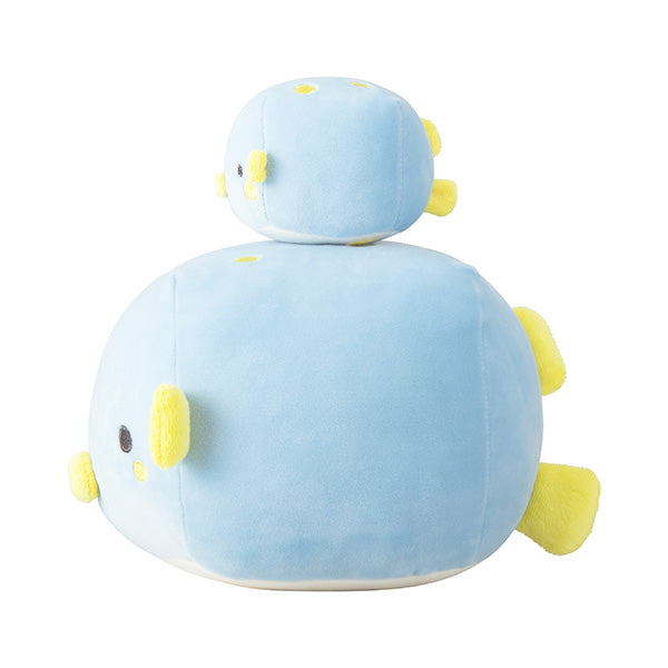 【在庫限り】ぬいぐるみ ミニマスコット りぶはあと マシュマロアクアミエマスコットハコフグ W9xD10.5xH10.5cm 217704