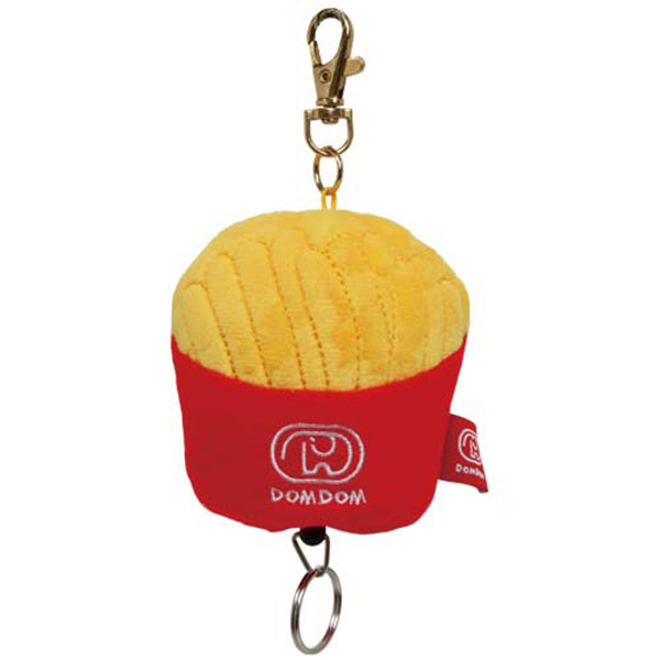 【OUTLET】キーホルダー リール付 キーリール チャーム ドムドムポテト 217941
