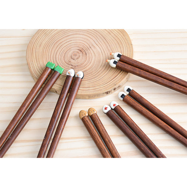 箸 お箸 おはし 天然木 おしゃれ ぎゅっとおにぎりさん 箸 焼きおにぎり 218201