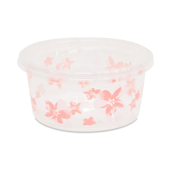 【在庫限り】桜柄 はなのフードパック丸型 L3枚 300805