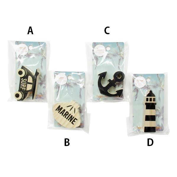 【OUTLET】ナチュラルウッド置物 マリン 301032