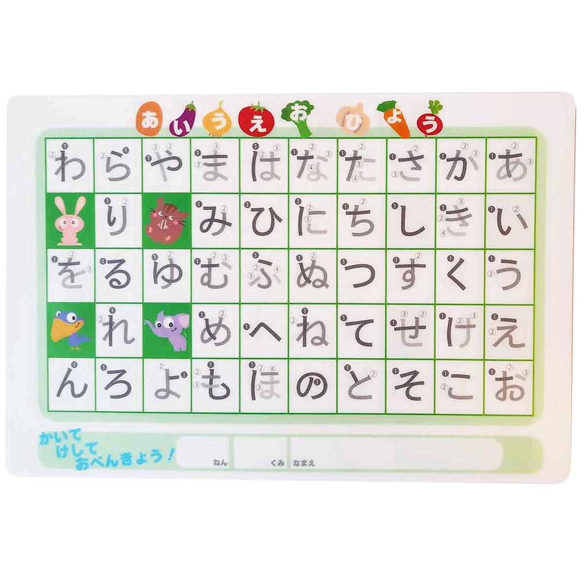 ひらがな・カタカナ下敷(両面) 301296