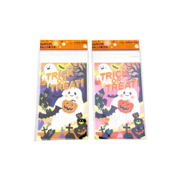 【OUTLET】ビニールBAG M 8P 糊付き ゴースト 301396