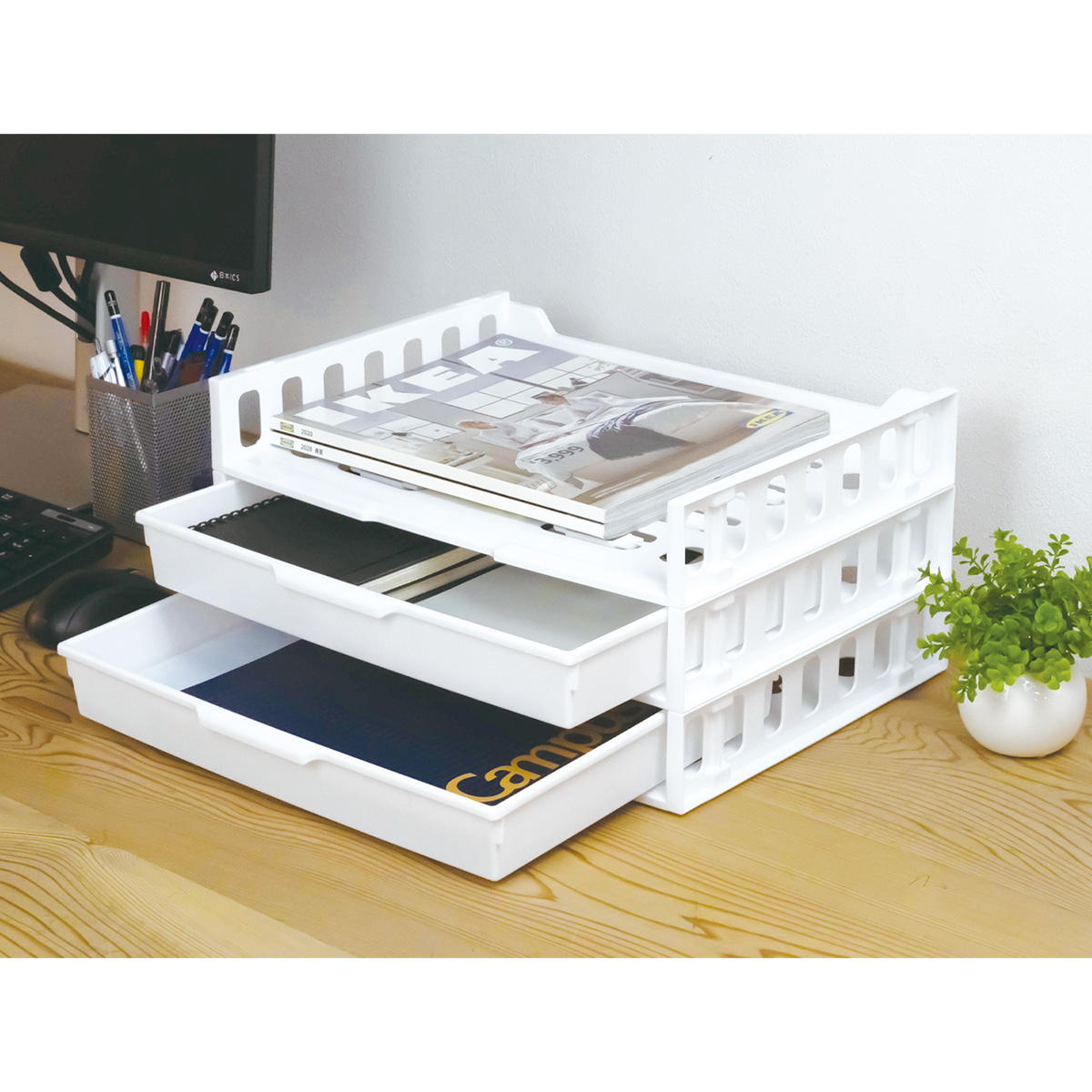 A4ペーパーラック横型 W 301537