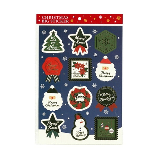 【OUTLET】クリスマス ビッグステッカー ゴールド 301834