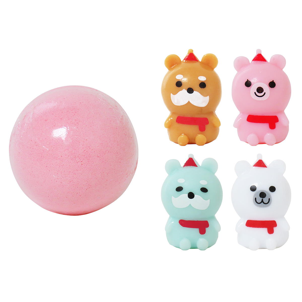 マスコット入り入浴料くまくまサンタ 301962