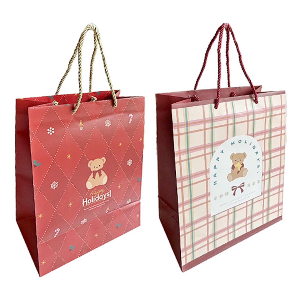 ハンドルバッグ M 縦 ホリデーベア 302039