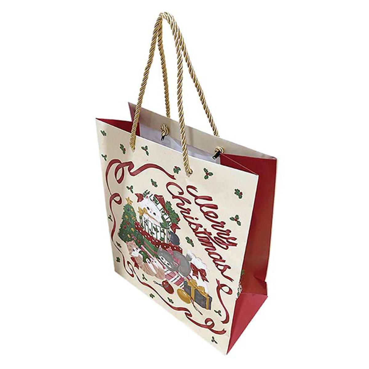 ハンドルバッグ M 縦 ヴィンテージキャット 302315