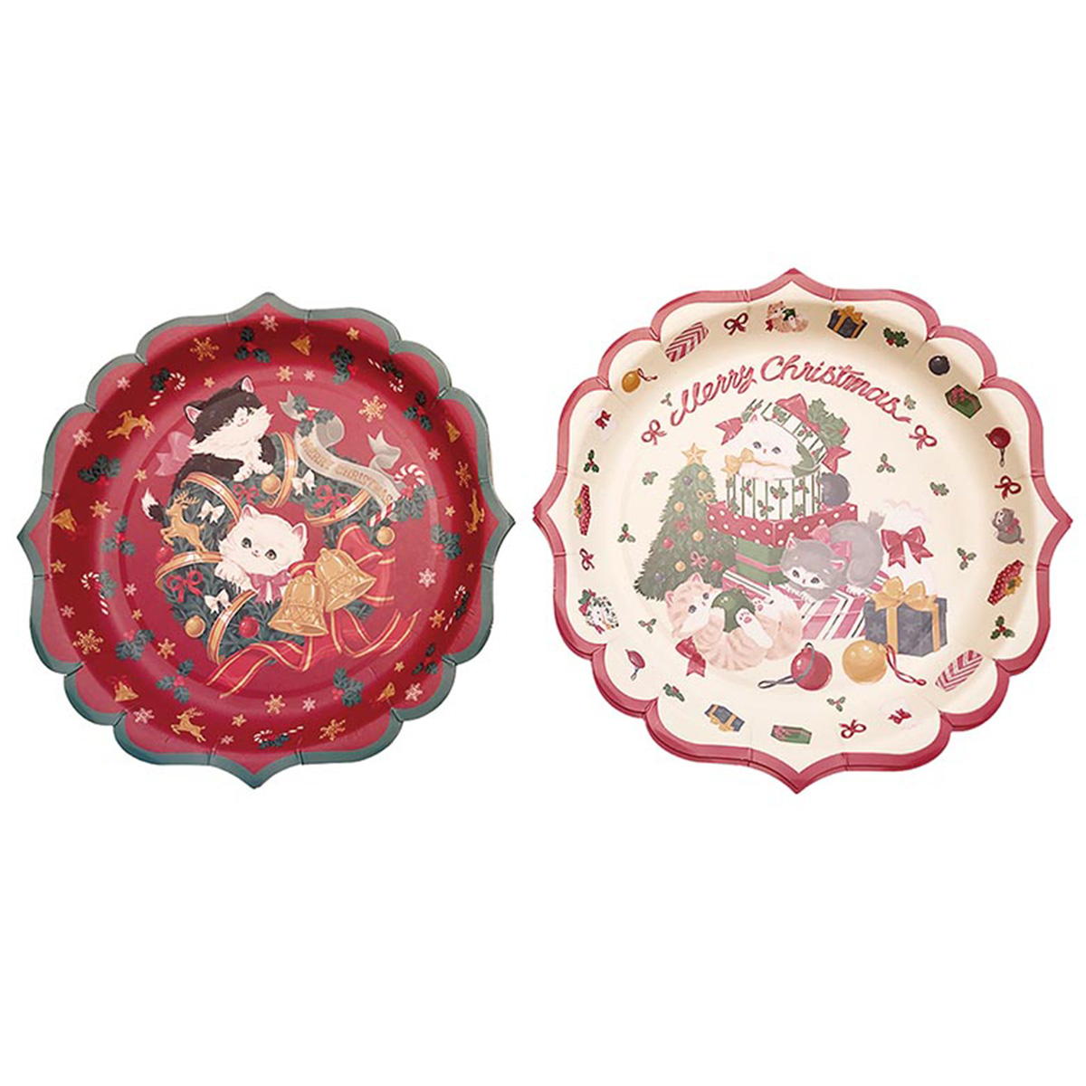 ダイカットプレート 4P ヴィンテージキャット 302318