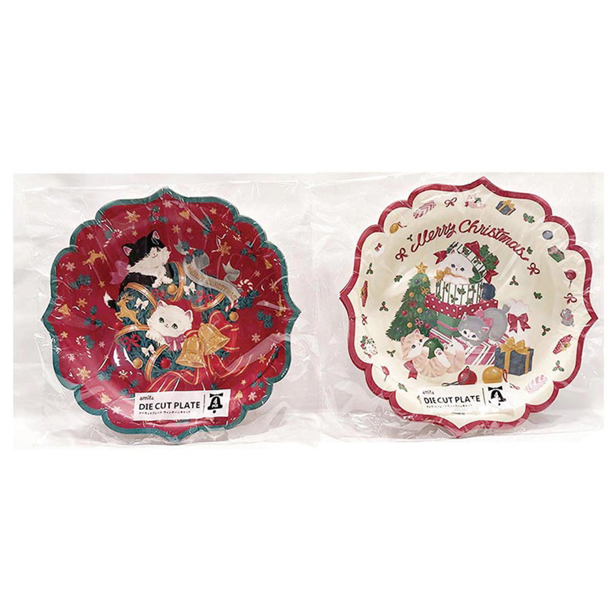 ダイカットプレート 4P ヴィンテージキャット 302318