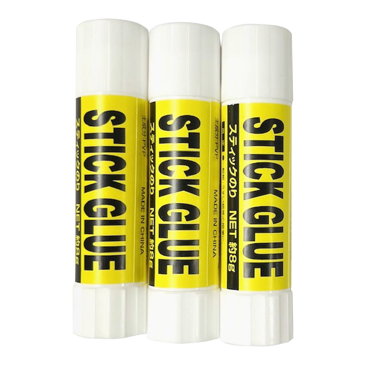 スティックのり3本組 302526