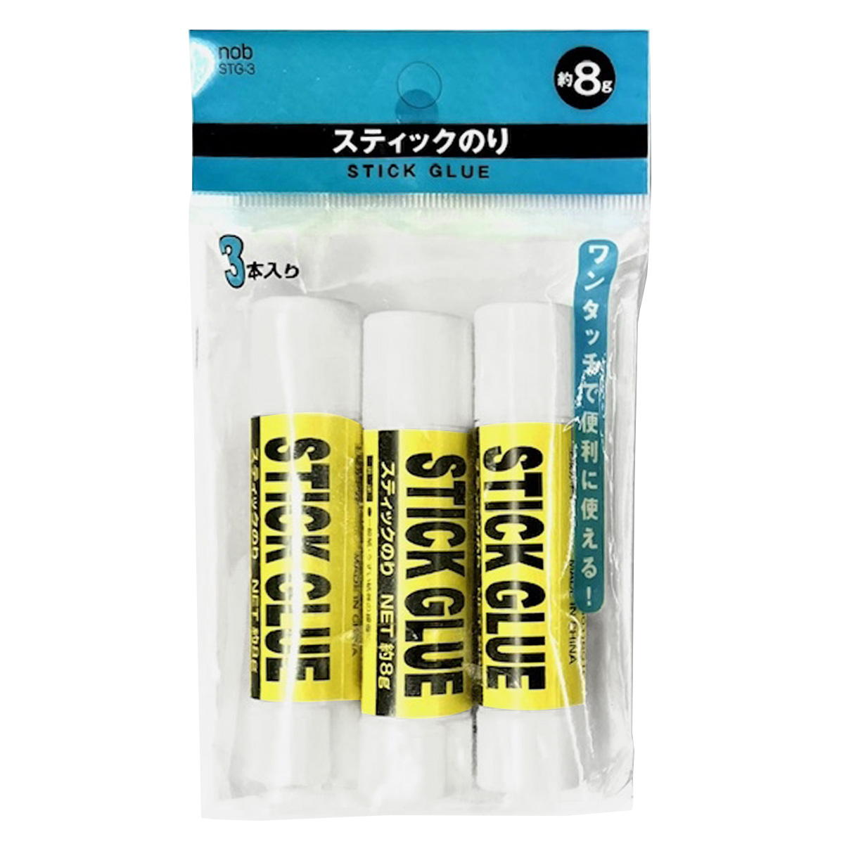 スティックのり3本組 302526