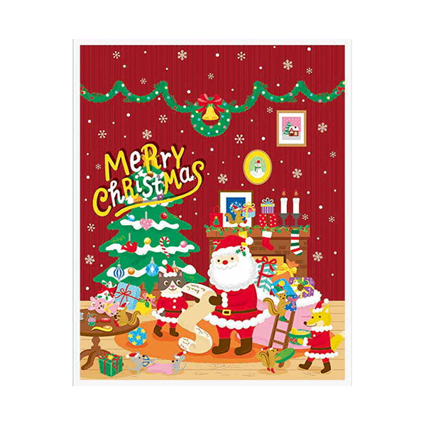 【OUTLET】ソフトフィルムバッグ L キッズサンタ リボン付 303267