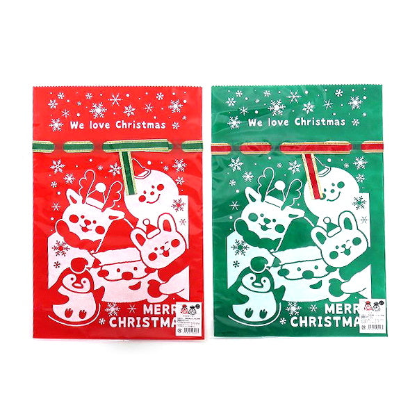 【OUTLET】巾着BAG L 不織布編みリボンみんな集合 303287