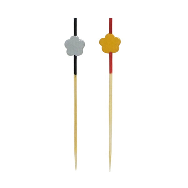 かんざし串梅型金・銀12本 303375