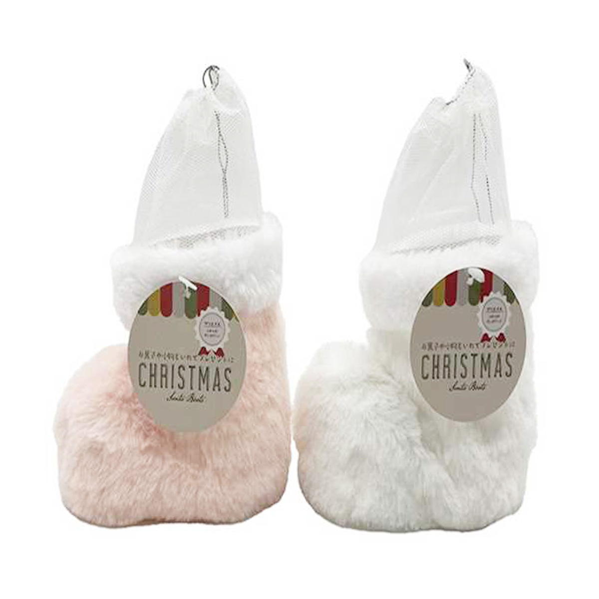 クリスマスふわふわサンタブーツ 303454