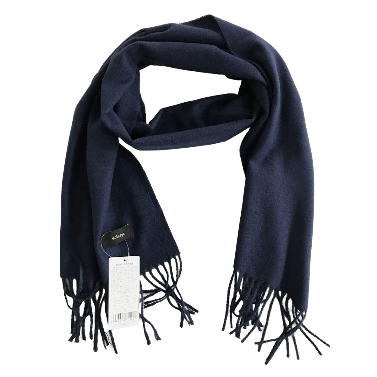 マフラー 首巻き MUFFLER NAVY ネイビー 30cm x 180cm 303679