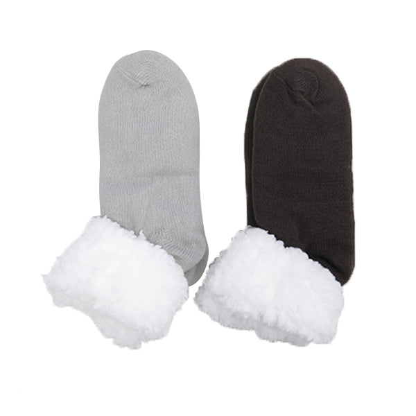 【OUTLET】レディース裏ボアルームソックス 無地 婦人用 23-25cm 303722