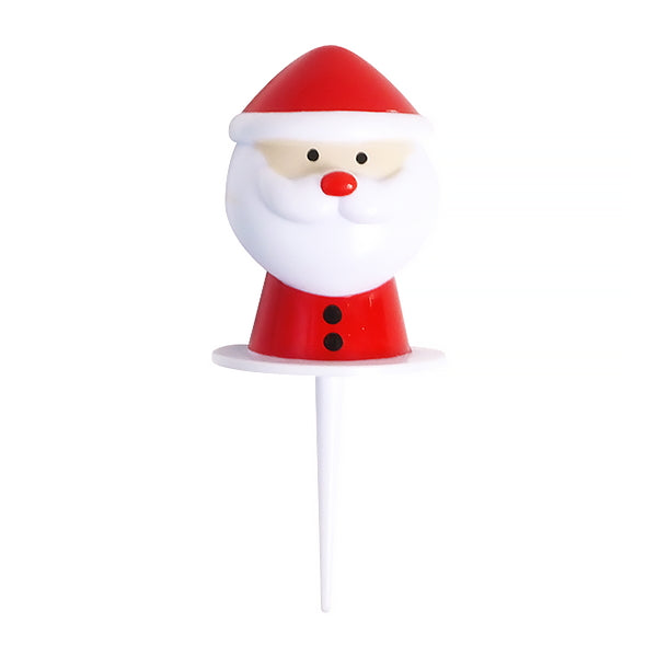 デコレーションピックいやしのサンタ 303929