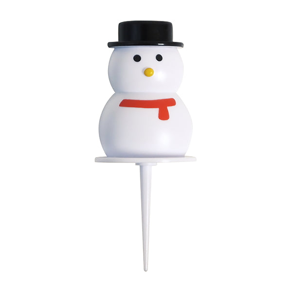 ケーキ用デコレーションピック 雪だるま 303932