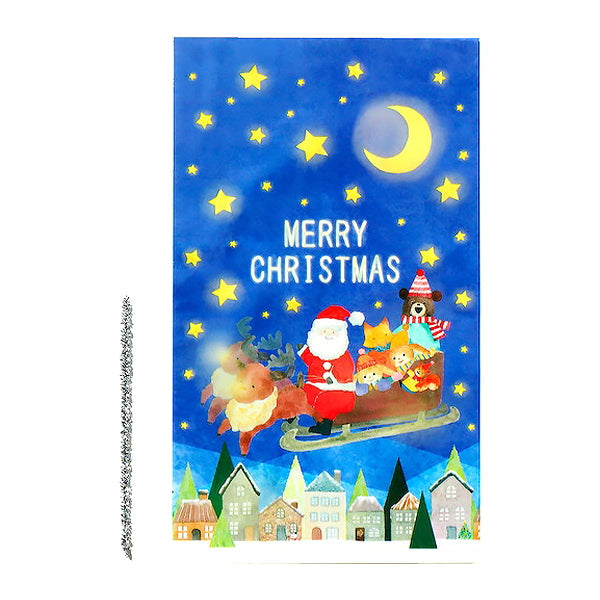 【OUTLET】ビニールバッグ L 5P クリスマスナイト 303996