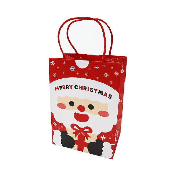 【OUTLET】クリスマスギフト用手提げバッグ S サンタフェイス 304049