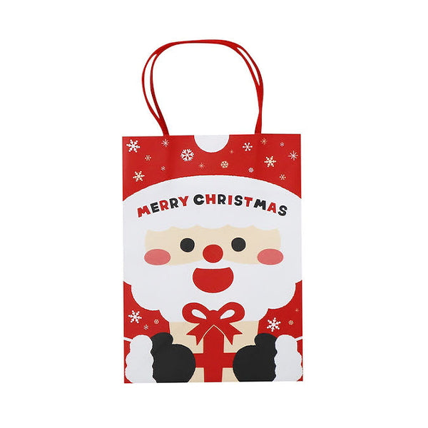 【OUTLET】クリスマスギフト用手提げバッグ S サンタフェイス 304049