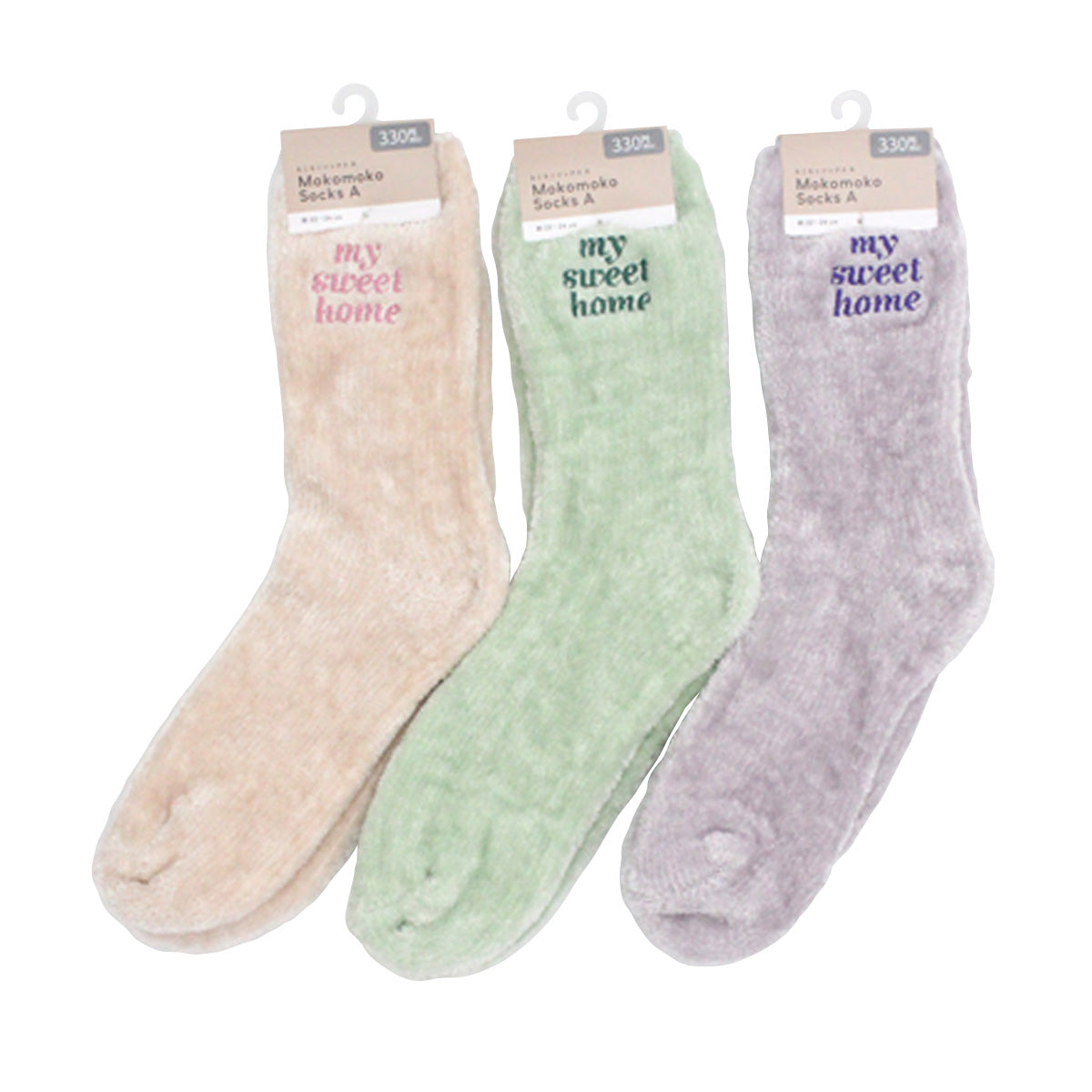 【OUTLET】靴下 ルームソックス レディース 女性 婦人 もこもこソックス A 約22?24cm 304260