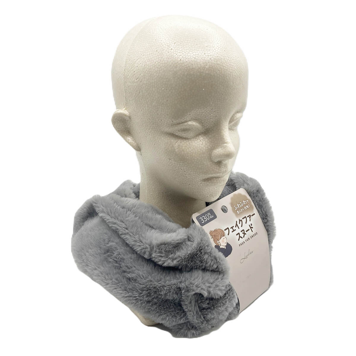 【OUTLET】ネックウォーマー 首巻き フェイクファー スヌード 304354