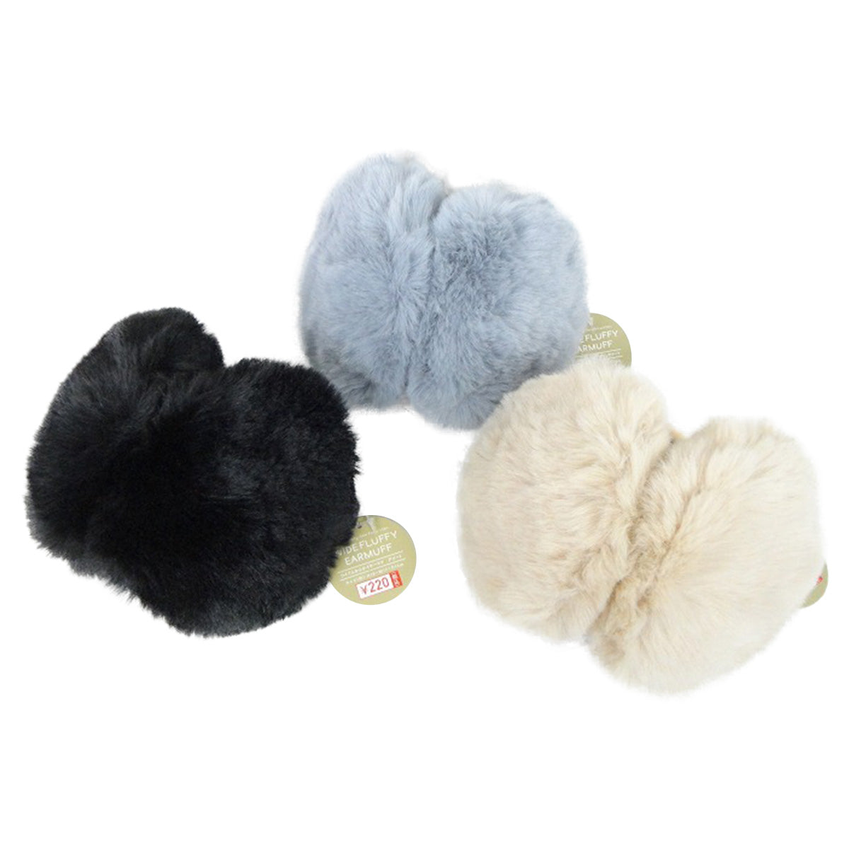 【OUTLET】ワイドふかふかイヤーマフ アソート 304358
