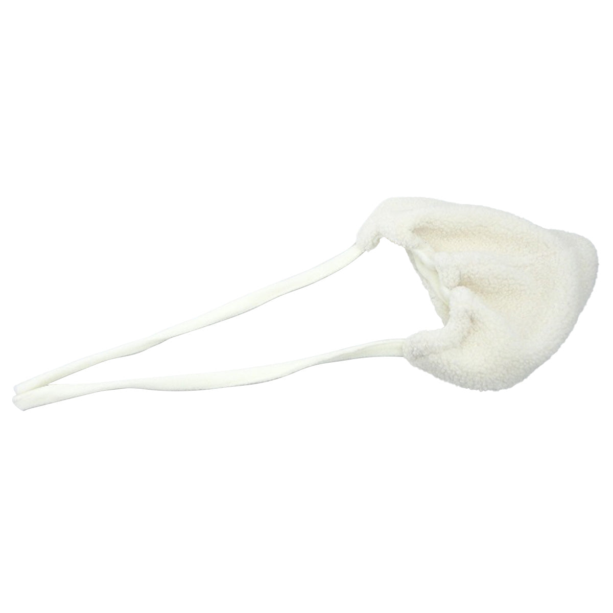 【OUTLET】帽子 ぼうし ふわふわとんがりハット 秋冬用 防寒 アイボリー 304393