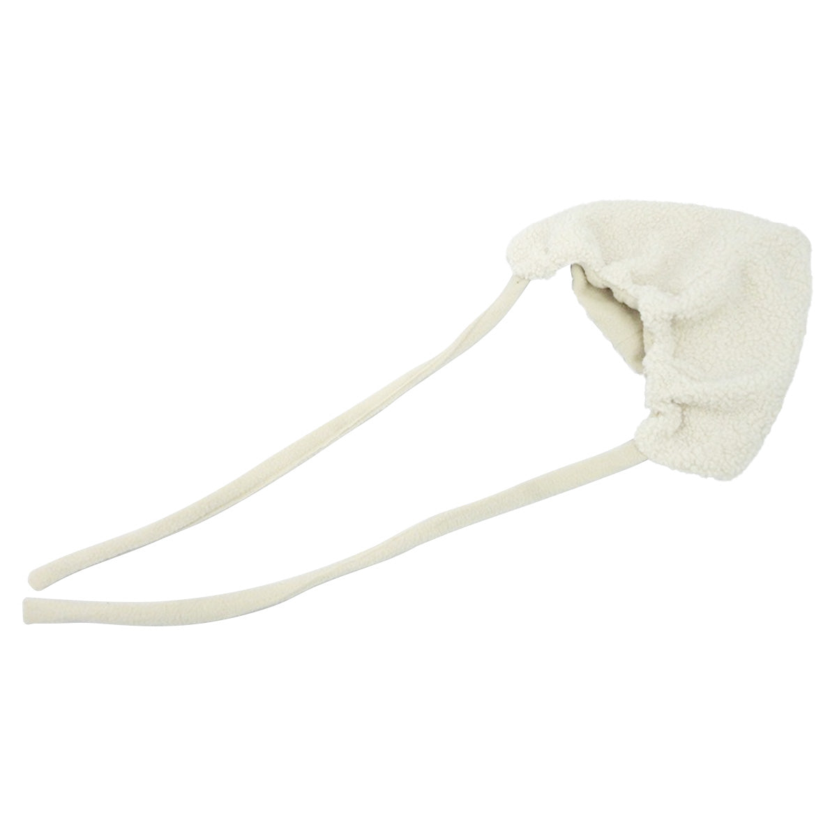 【OUTLET】帽子 ぼうし ふわふわとんがりハット 秋冬用 防寒 ベージュ 304394