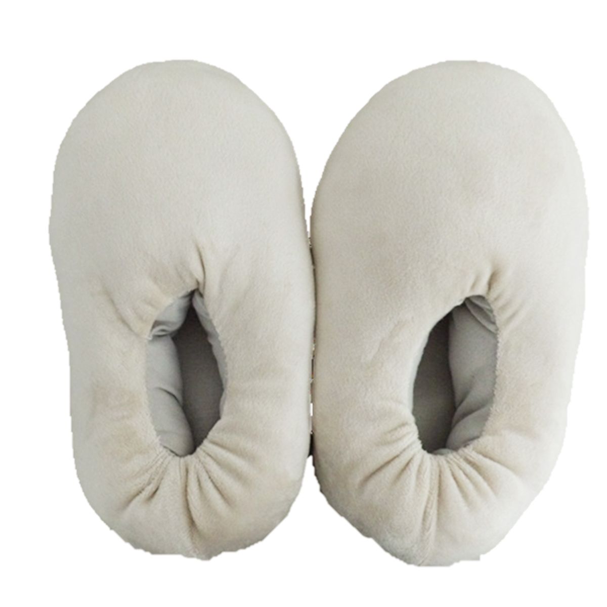 ルームシューズ 冬用 防寒対策 もこもこスリッパ KP-05もっちりルームシューズ ベージュ23?25cm 304478