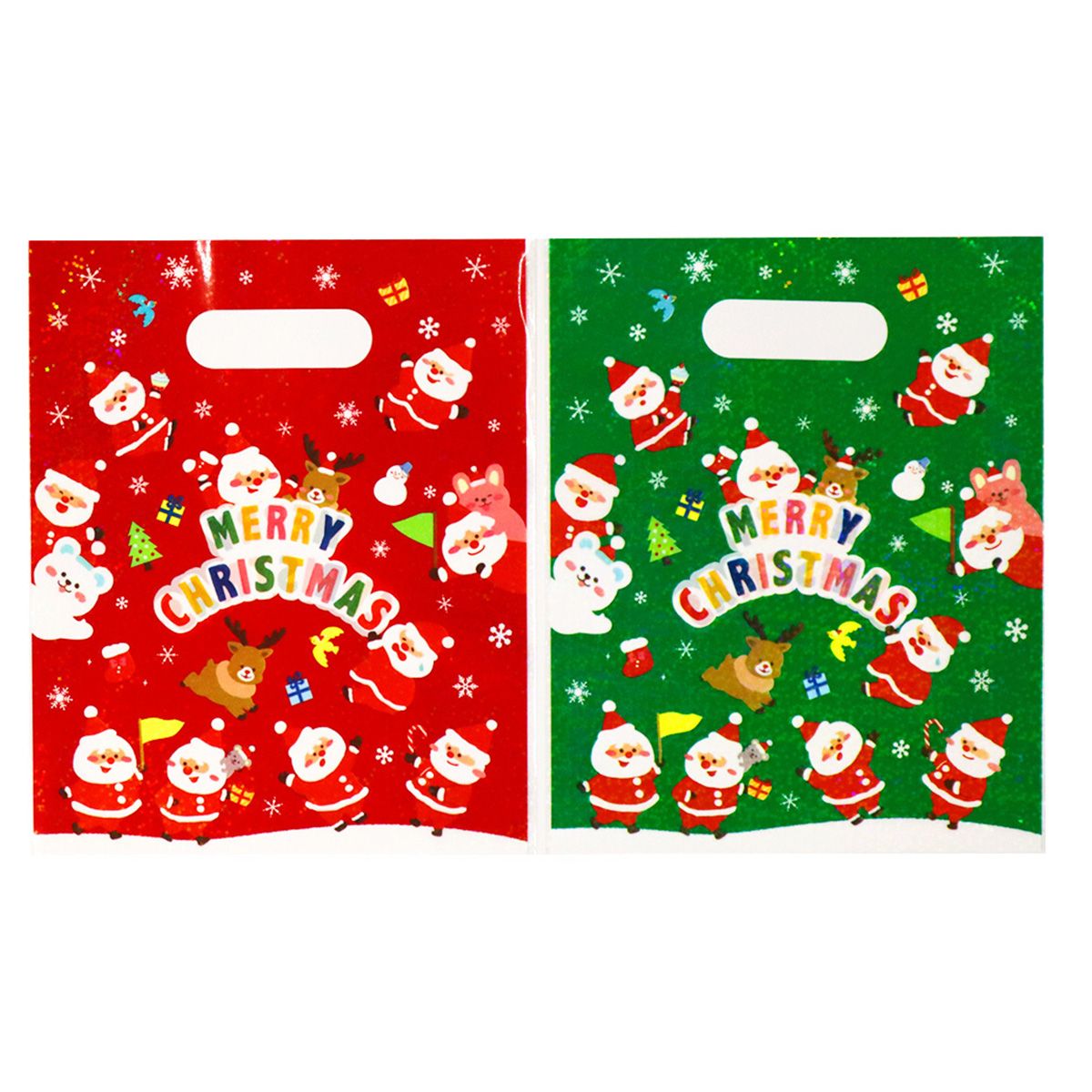 【OUTLET】オーバルBAG M ホログラム4Pエンジョイクリスマス 304556