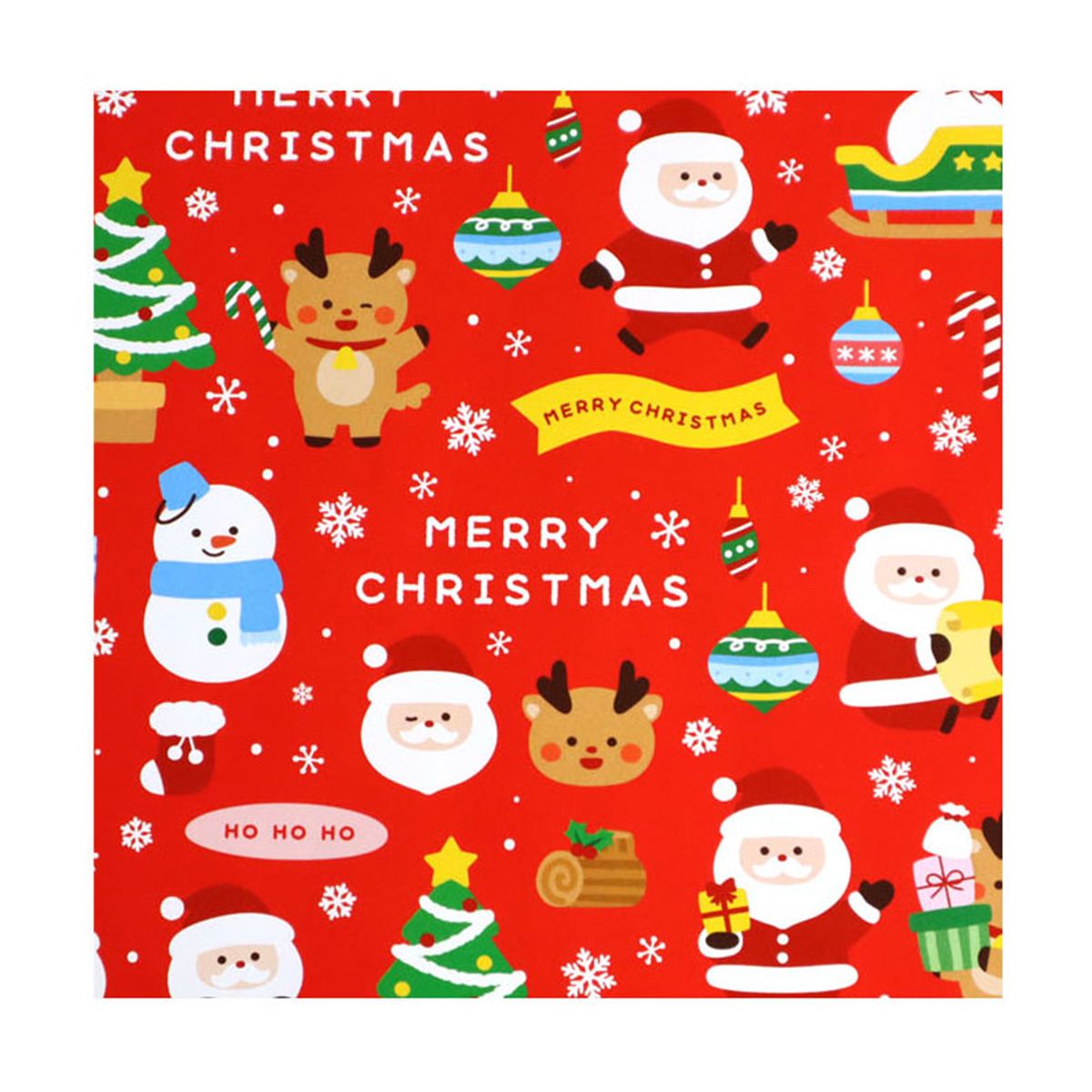 【OUTLET】包装紙 ラッピング紙 クリスマス 2Pエンジョイサンタ 304569