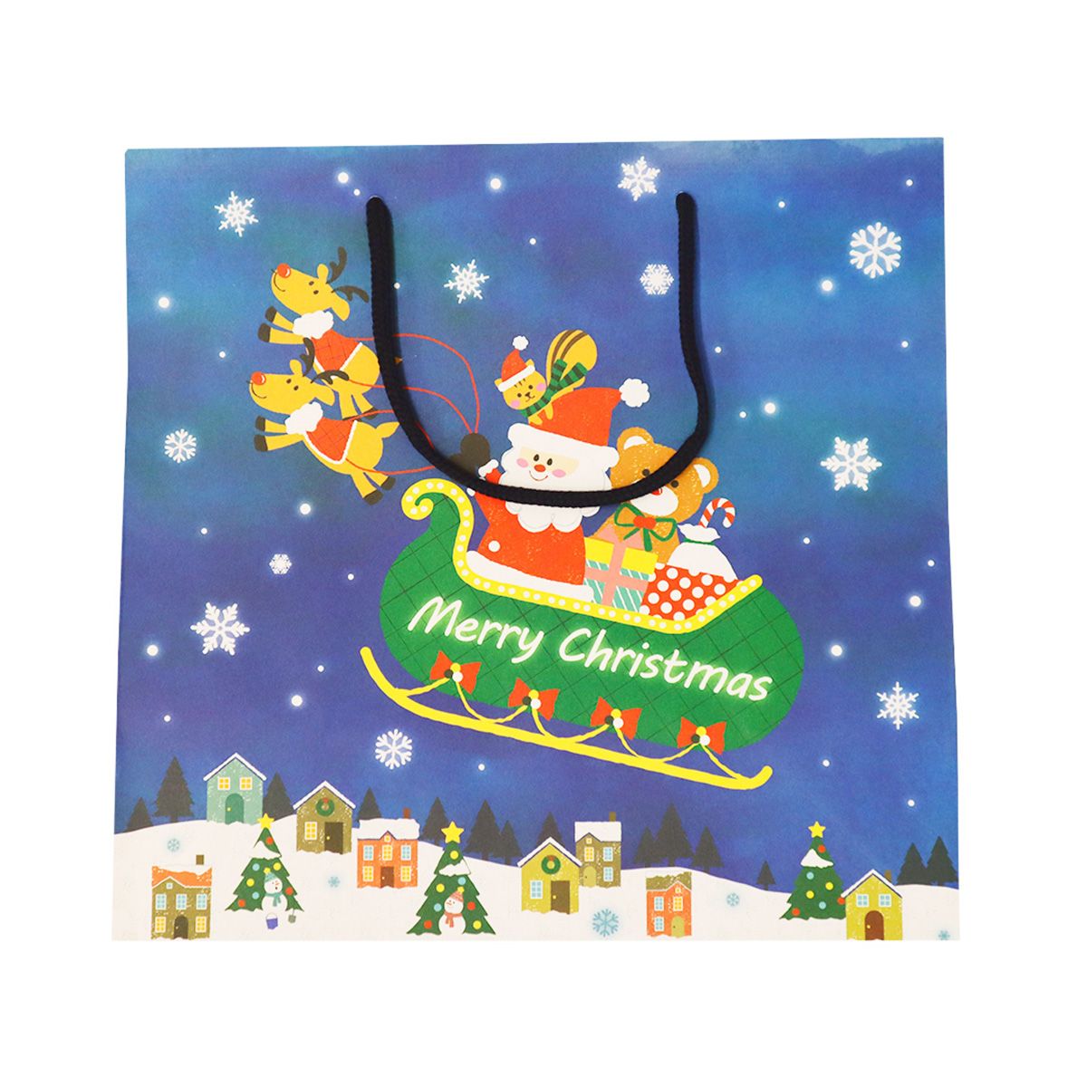 【OUTLET】ギフトバッグ 紙袋 手提げバッグ M クリスマススカイ W32×D16×H31cm 304576
